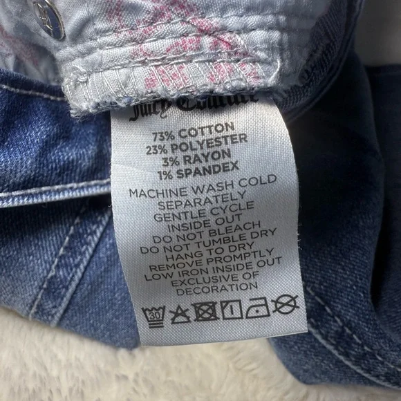 Juicy Couture Lunita Women's Blue Jeans - Picture 10 of 10